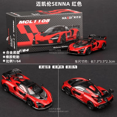 McLaren Senna Red/Black MCL1 105 - Massdi1