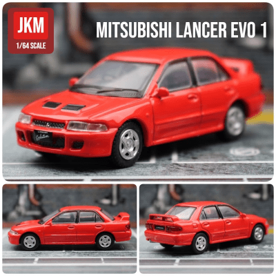 Mitsubishi Lancer Evolution I Red 1:64 - JKM1