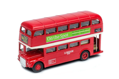 London Bus On The Spot Bus Dos Pisos - Welly1