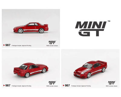 Nissan Skyline GT-R (R32) Kaido VeilSide Combat CI Gem Red - Mini GT1