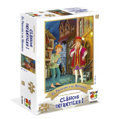 Puzzle 48 Piezas El Príncipe Y El Mendigo Clásicos Infantiles #1 - Toyng