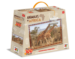 Puzzle 100 Piezas Girafa Animales De Africa - Toyng