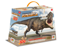Puzzle 100 Piezas Tyrannosaurus Rex Colección Jurásica - Toyng