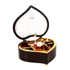 Caja Musical Corazón Grande Cafe - Generico