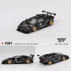 Lamborghini Countach LB-Works Black #1081 - Mini GT