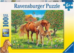 Puzzle 100 Piezas Caballos XXL- Ravensburger