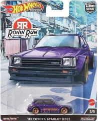 Toyota Starlet KP61 1981 Ronin Run Car Culture 3/5 - Hot Wheels Premium