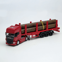 Camión Scania V8 R 730  Rojo 1:64 - Welly