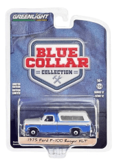 Ford F-100 Ranger XLT 1975 Blue Collar Collection 12 - Greenlight