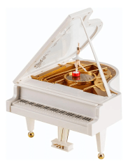 Caja Musical Piano Con Bailarina - Generico