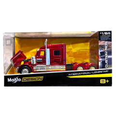 Camion International Lonestar Red Custom Rigs 1:64 - Maisto Design