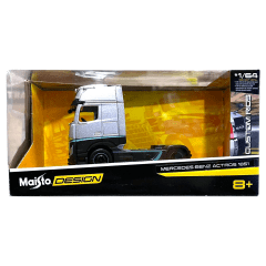 Camion Mercedes-Benz Actros 1851 Grey Custom Rigs 1:64 - Maisto Design