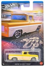 Chevy Pickup Custom '62 Silver Series Surf's Up - Hotwheels