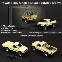 Toyota Hulix Single Cab 4WD (RN80) Yellow TYT3 906 - Massdi