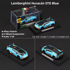 Lamborghini Huracan STO Blue 1:64 - CCA