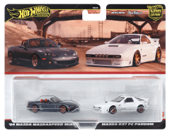 Mazda Miata '04 & Mazda RX7 FC Pandem Car Culture - Hotwheels Premium