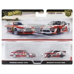 Nissan 240SX S14 & Nissan Silvia S15 Car Culture - Hot Wheels Premium