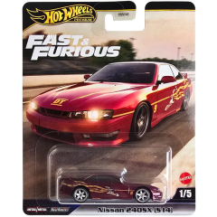 Nissan 240SX (S14) Fast & Furious 1/5 - Hot Wheels Premium