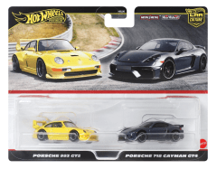 Porsche 993 GT2 & Porsche 718 Cayma GT4 Car Culture - Hotwheels Premium