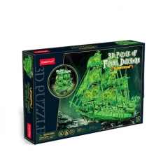 Flying Dutchman Brilla en la Oscuridad Puzzle 3D - Cubicfun