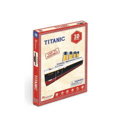 Titanic Pequeño LED Puzzle 3D - Cubicfun