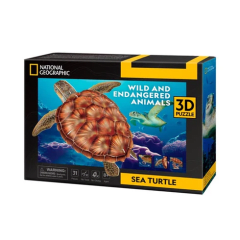 Sea Turtle Puzzle 3D - Cubicfun