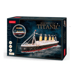 Titanic LED Puzzle 3D - Cubicfun
