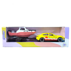 Porsche Chayenne con Lancha Trailer - Majorette