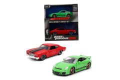 Porsche 911 GT3 & Chevrolet Chevelle SS De Dom Legacy Series Fast & Furious 1:32 - Jada