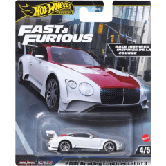 Bentley Continental GT3 2018 Fast & Furious 4/5 - Hot Wheels Premium