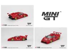 Lamborghini Countach LB-Works Red #1100 - Mini GT