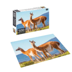 Puzzle 500 Piezas Guanaco Patagonia Fauna Chilena - Pronobel