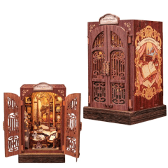 DIY Book Nook Kit Bookshop Memories - Cutebee