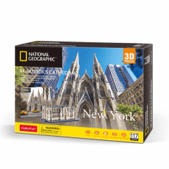 St. Patrick's Cathedral National Geographic Puzzle 3D  - Cubicfun
