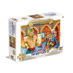 Puzzle 100 Piezas El Mercader Y El Genio Clasicos Infantiles #2 - Toyng