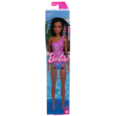 Muñeca Barbie Playa Traje Morado - Mattel