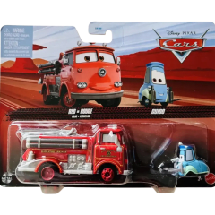 Rojo Bombero & Guido - Cars Disney Pixar