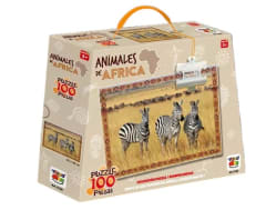 Puzzle 100 Piezas Cebra Animales De Africa - Toyng