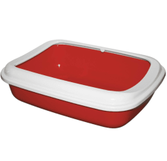 Sanitario Gato Beta Bandeja Rojo