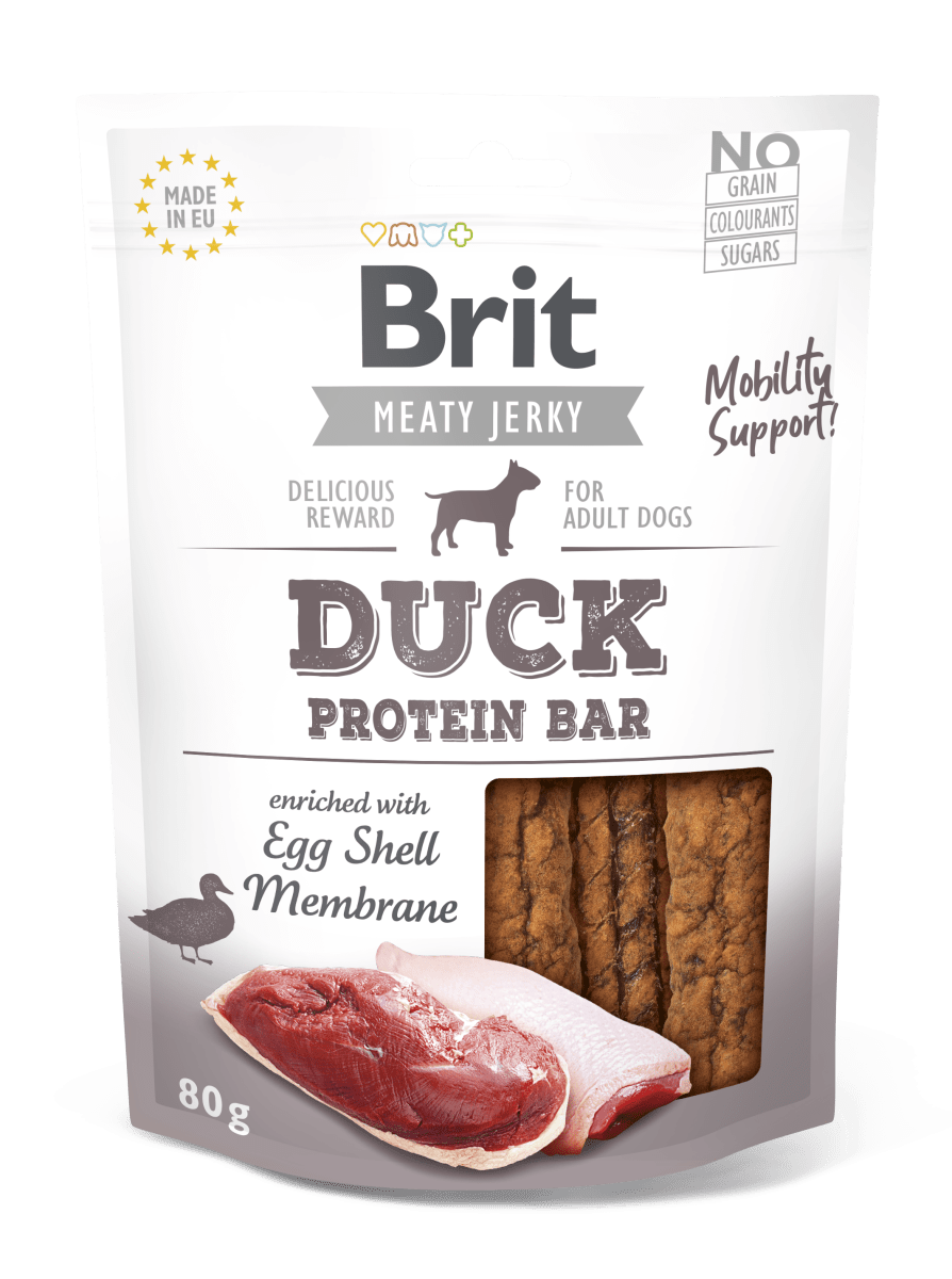 Brit Jerky Snack Proteína Pato1