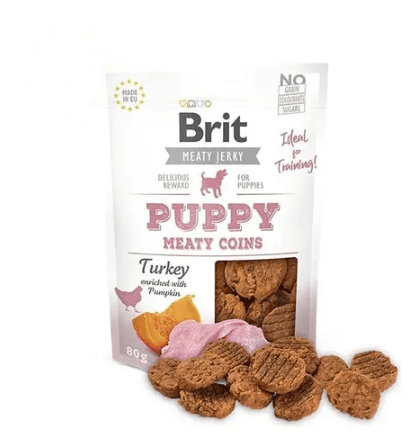 Brit Jerky Snack Puppy Pavo1