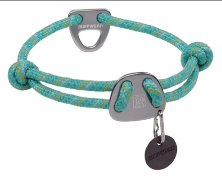 Collar Perro Knot Aurora Teal1