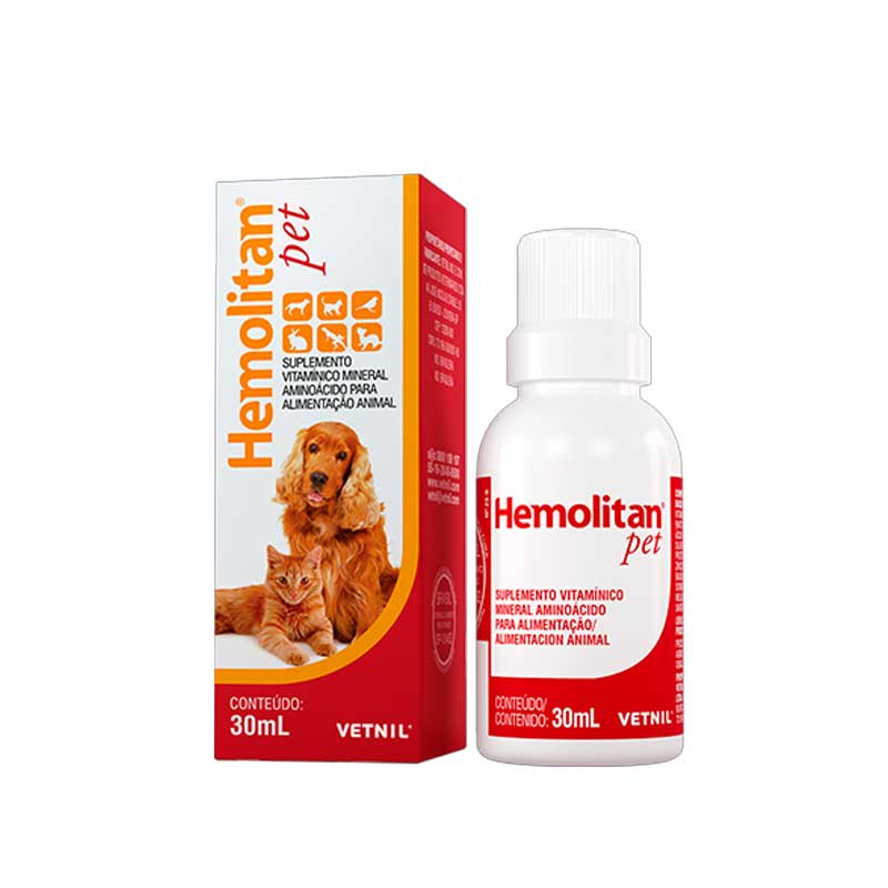 Suplemento Vitaminas Hemolitan Pet1