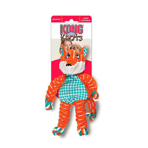 Kong Floppy Knots Fox1