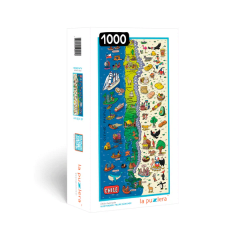 La Puzzlera Chile Ilustrado 1000P - Puzzle