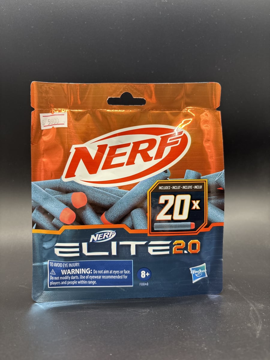 Nerf Repuesto 20x - Pack Dardos Espuma Oficial 1