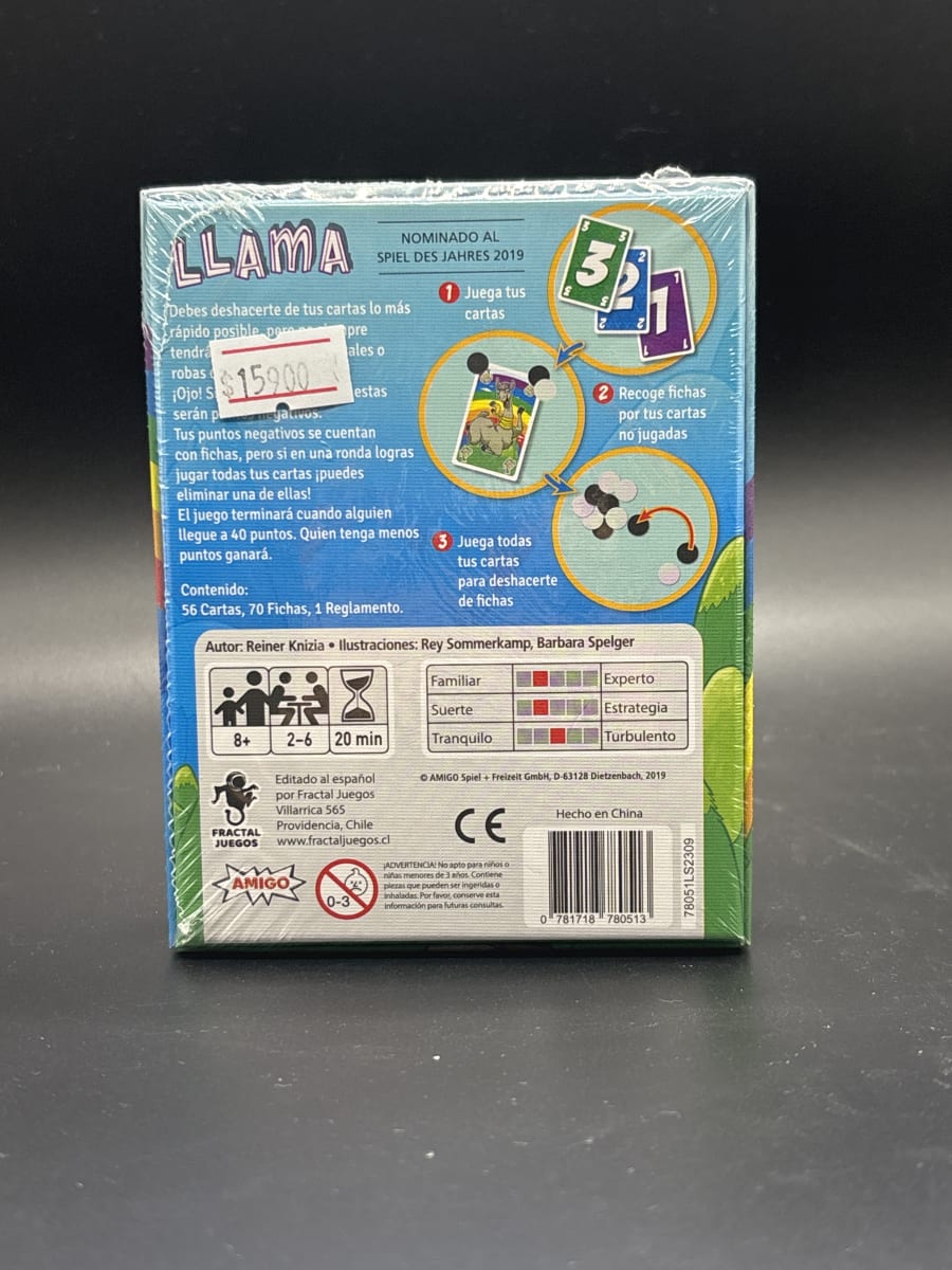 Fractal Llama - Juego Mesa Estrategia Matemática Abstracto1