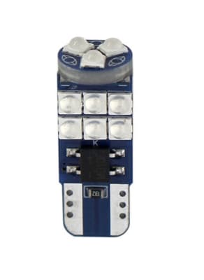 AMPOLLETAS T10 15 LED POSICION COLA DE PEZ AZUL1