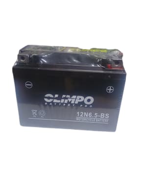 BATERIA MOTO 6.5AH OLIMPO 12N6.5-BS CCA 140 (- +)1