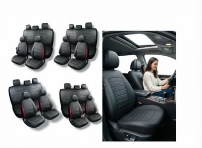 FUNDA ASIENTO ECO CUERO  COLORES1